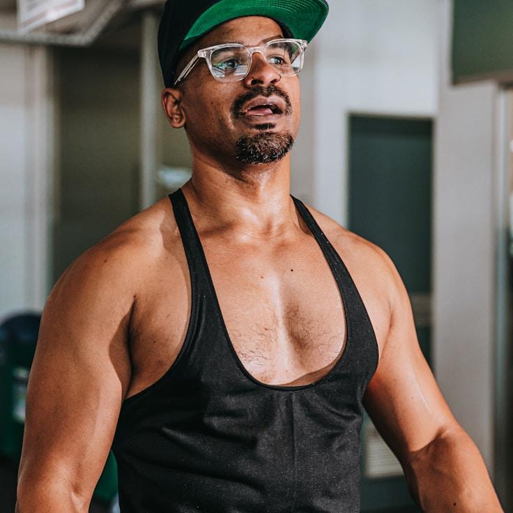 Modern fitness center interior with exercise equipment